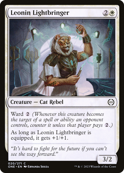 Leonin Lightbringer (ONE-020) - Phyrexia: All Will Be One Foil