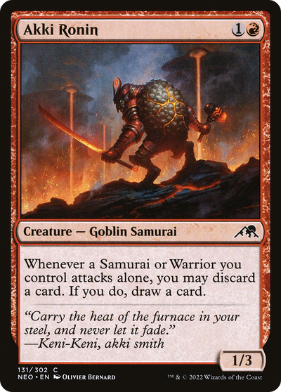 Akki Ronin (131) (Kamigawa: Neon Dynasty)