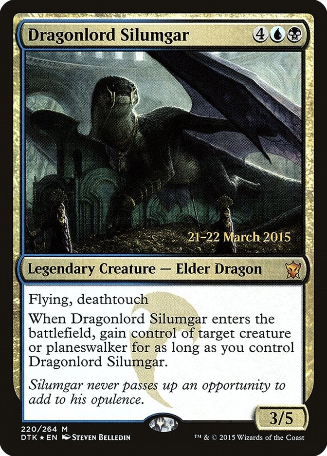 Dragonlord Silumgar (220) (Prerelease Cards)