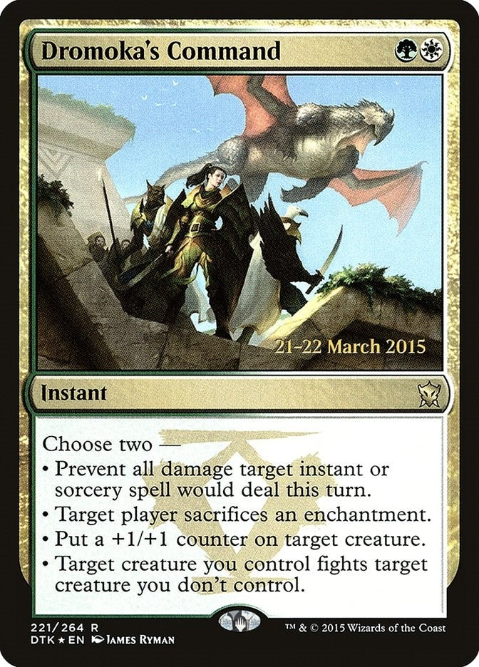 Dromoka's Command (221) (Prerelease Cards)