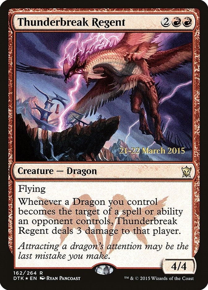 Thunderbreak Regent (162) (Prerelease Cards)