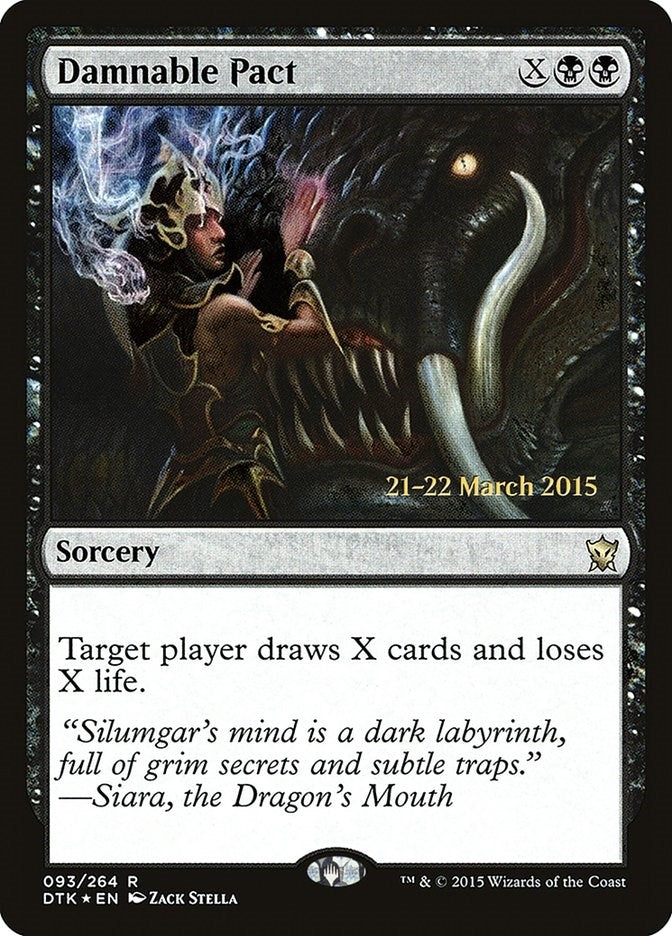 Damnable Pact (93) (Prerelease Cards)