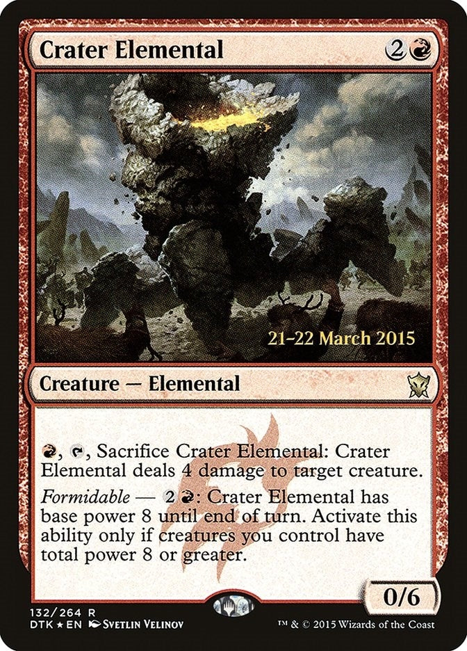 Crater Elemental (132) (Prerelease Cards)