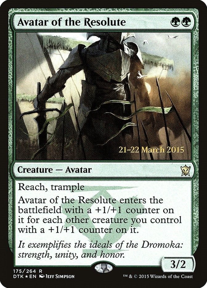 Avatar of the Resolute (175) (Prerelease Cards)