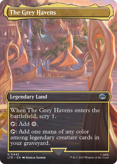 The Grey Havens (LTR-443) - The Lord of the Rings: Tales of Middle-earth (Borderless)