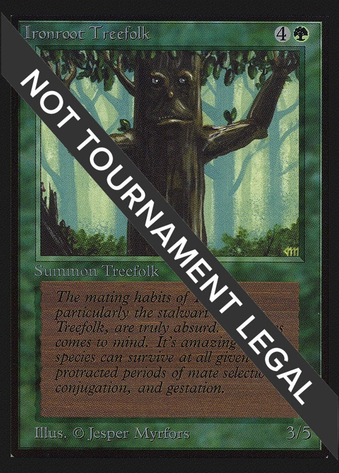 Ironroot Treefolk (IE) (International Edition)