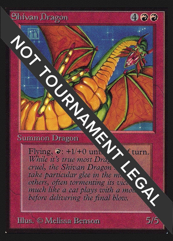 Shivan Dragon (CE) (Collector's Edition)