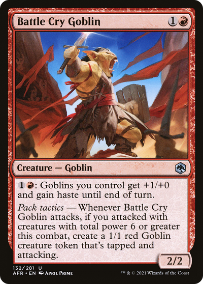 Battle Cry Goblin (132) (Adventures in the Forgotten Realms)