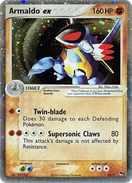 Image for Armaldo ex (Holo) (016/017) (POP Series 1) - Pokemon
