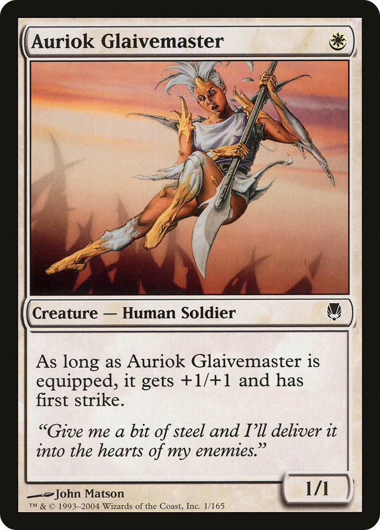 Auriok Glaivemaster (1) (Darksteel)