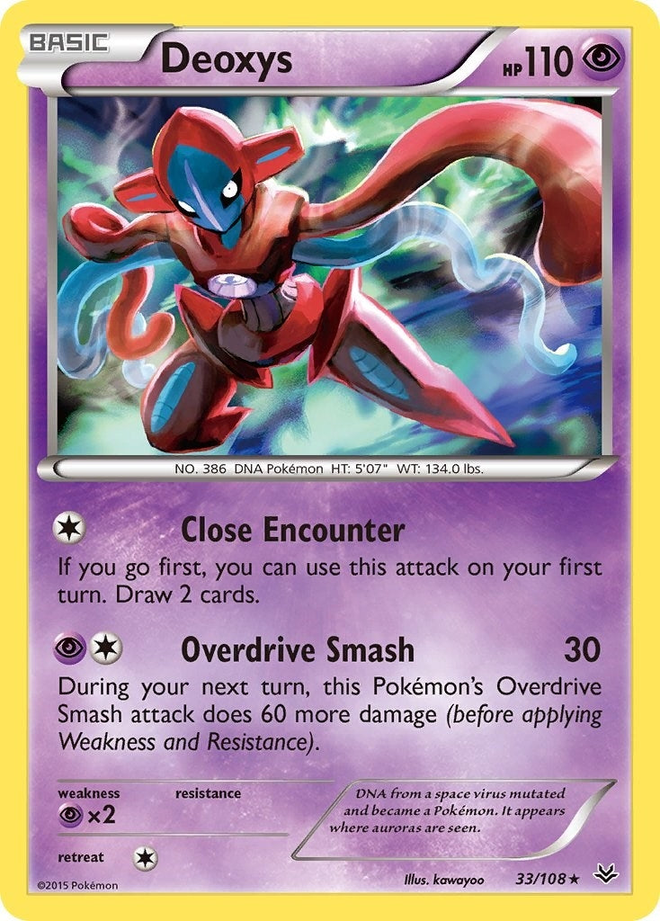 Image for Deoxys (33/108) (XY - Roaring Skies) - Pokemon