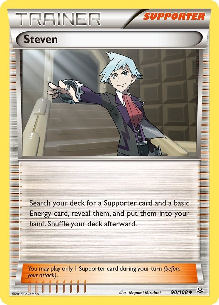 Image for Steven (90/108) (XY - Roaring Skies) - Pokemon