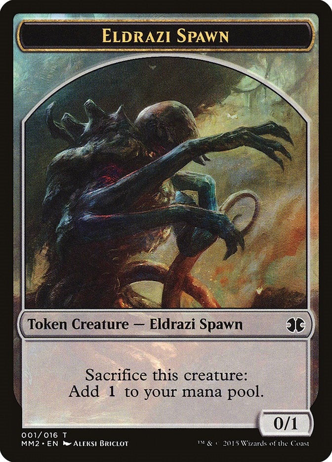 Eldrazi Spawn Token (001) (1) (Modern Masters 2015)