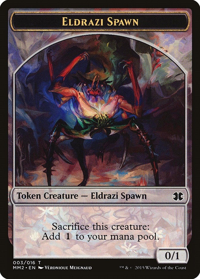 Eldrazi Spawn Token (003) (3) (Modern Masters 2015)