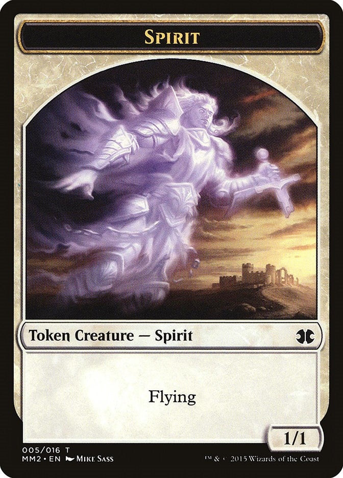 Spirit Token (5) (Modern Masters 2015)