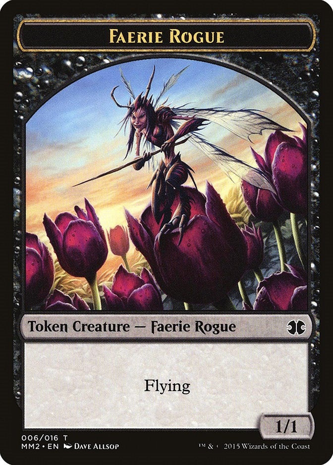 Faerie Rogue Token (6) (Modern Masters 2015)
