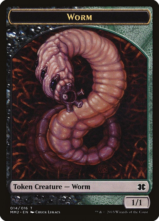 Image for Worm Token (14) - Magic: The Gathering