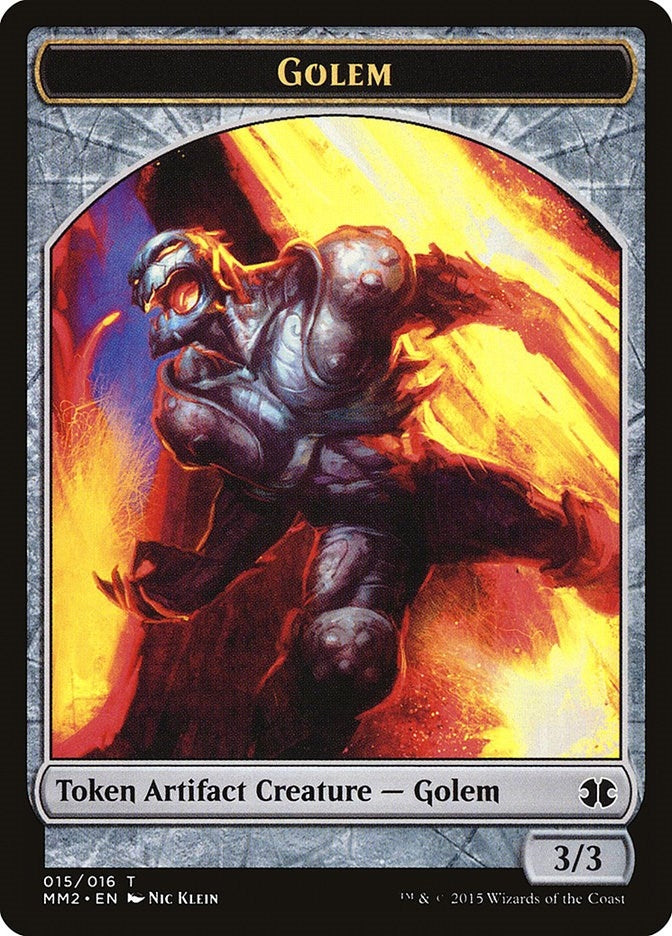Golem Token (15) (Modern Masters 2015)
