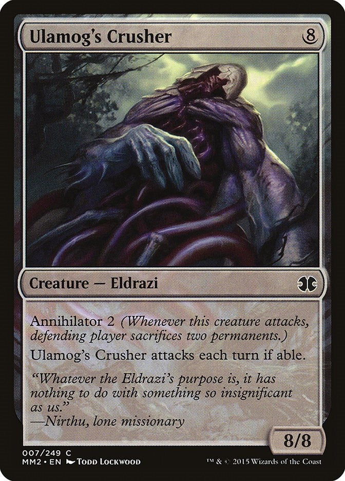 Ulamog's Crusher (7) (Modern Masters 2015)