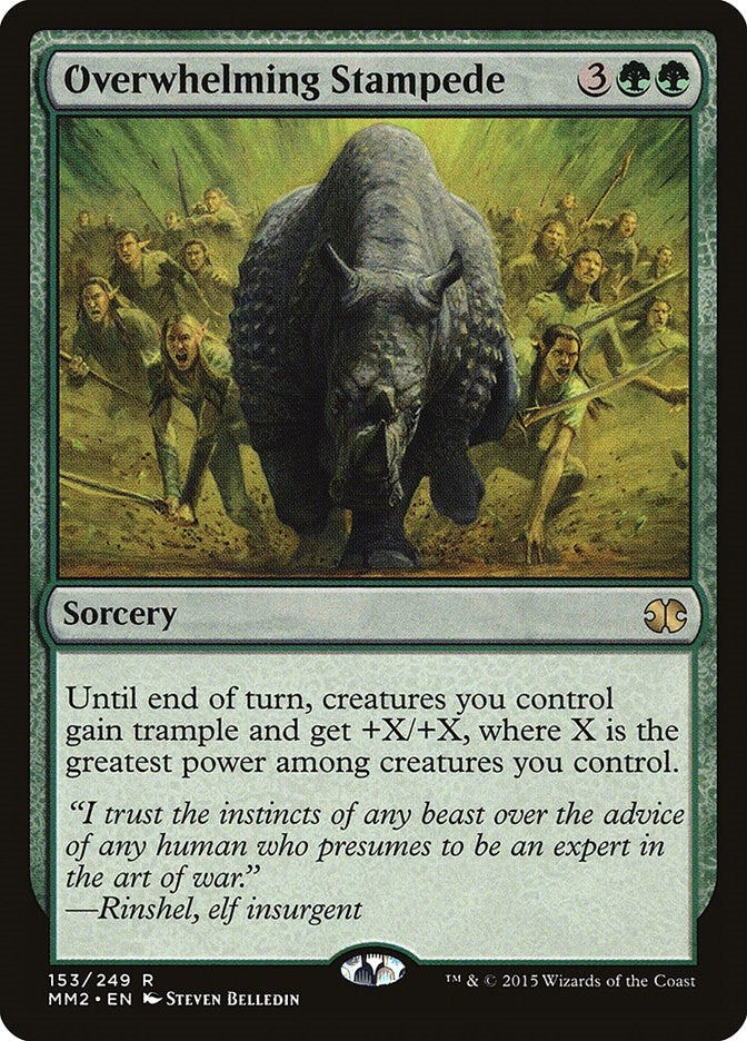 Overwhelming Stampede (153) (Modern Masters 2015)