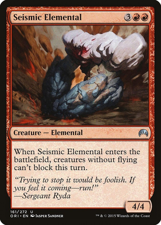 Seismic Elemental (161) (Magic Origins)