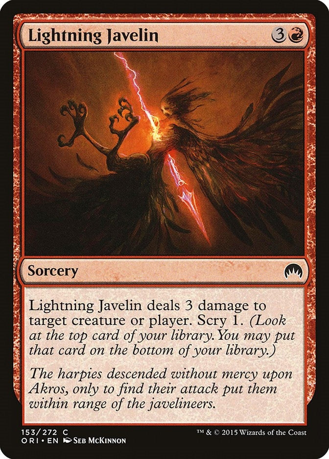 Lightning Javelin (153) (Magic Origins)