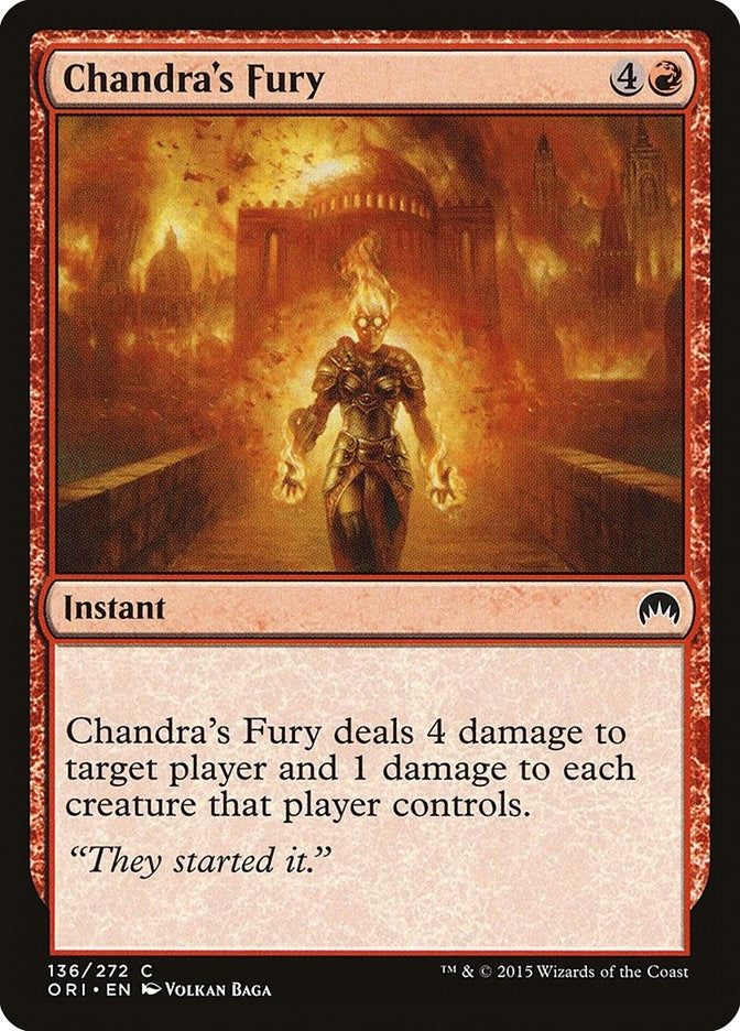 Chandra's Fury (136) (Magic Origins)
