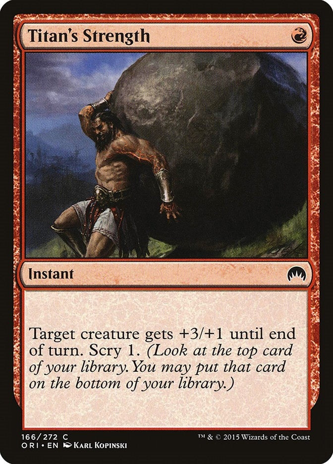 Titan's Strength (166) (Magic Origins)