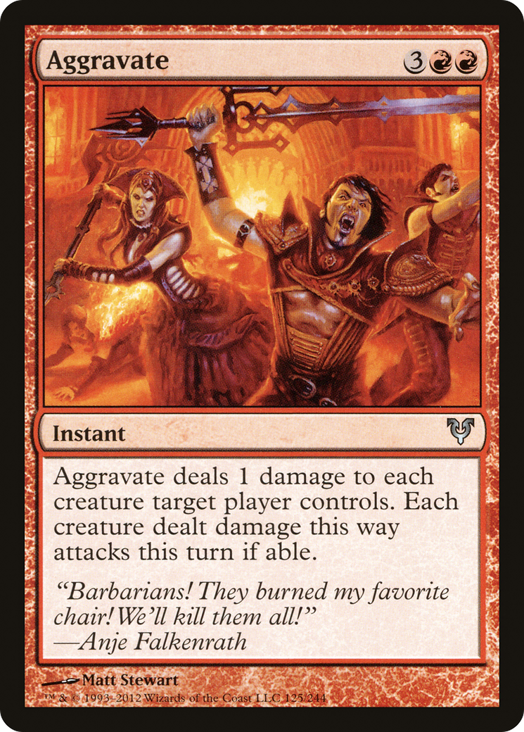 Aggravate (125) (Avacyn Restored)