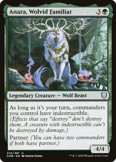 Anara, Wolvid Familiar (214) (Commander Legends)