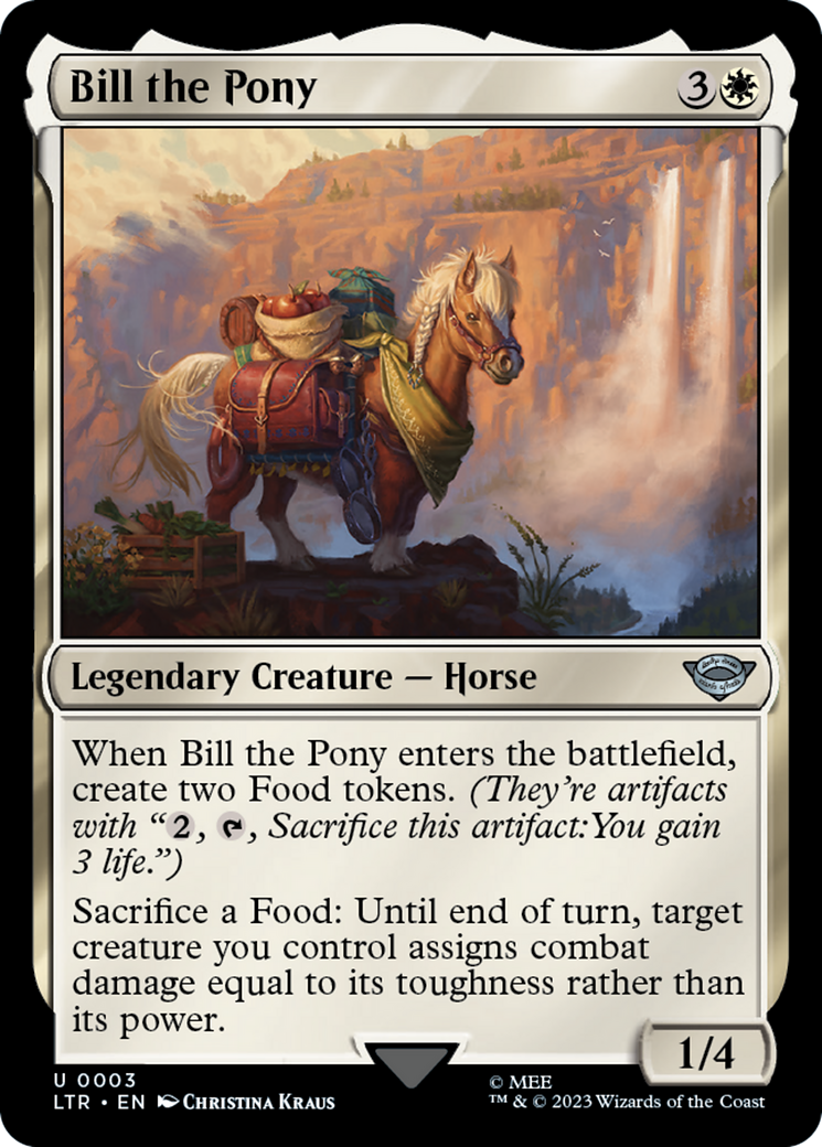 Bill the Pony (3) (Universes Beyond: The Lord of the Rings: Tales of Middle-earth)