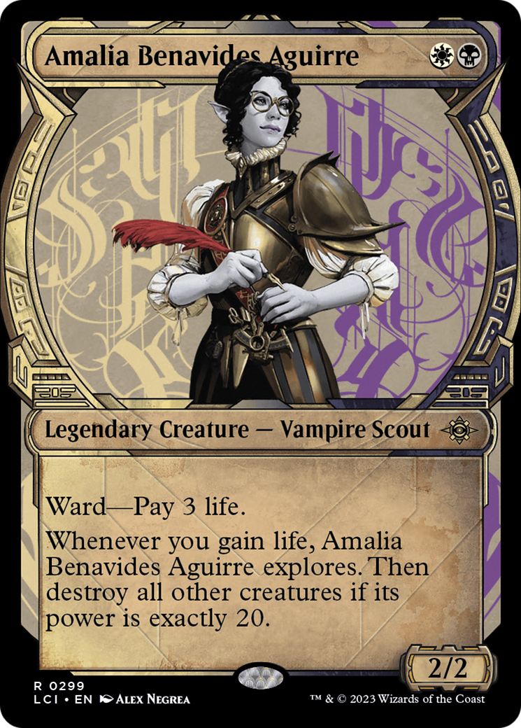 Amalia Benavides Aguirre (Showcase) (299) (The Lost Caverns of Ixalan)