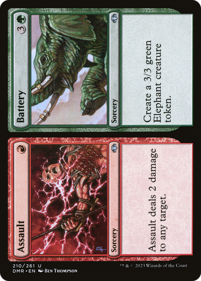 Assault // Battery (210) (Dominaria Remastered)