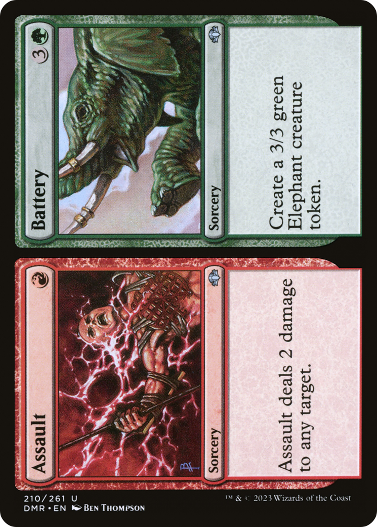 Assault // Battery (210) (Dominaria Remastered)