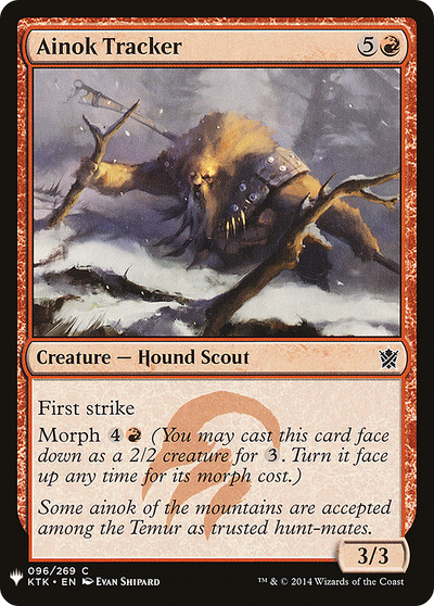Ainok Tracker (96) (The List Reprints)