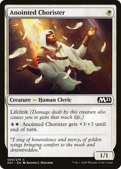 Anointed Chorister (4) (Core Set 2021)