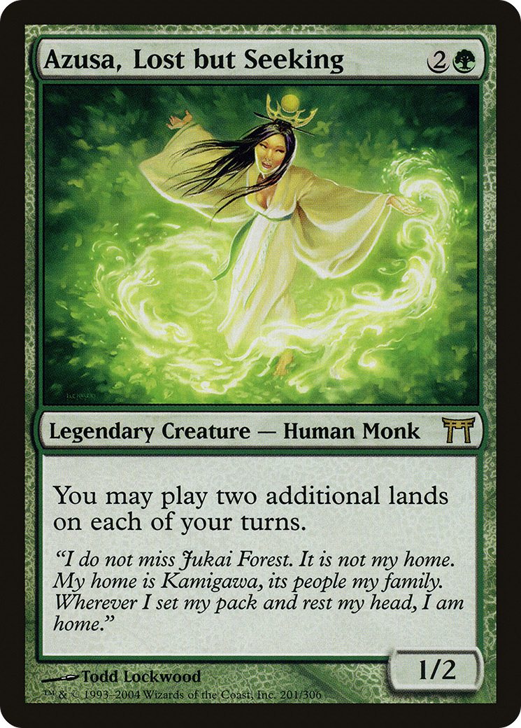 Azusa, Lost but Seeking (201) (Champions of Kamigawa)