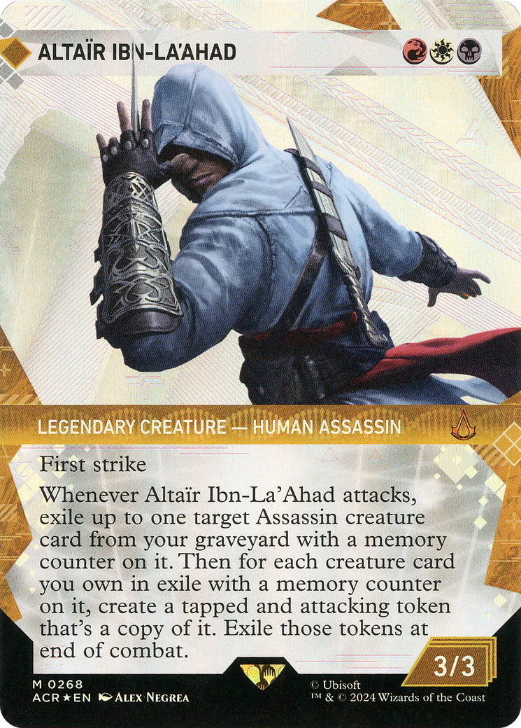 Altair Ibn-La'Ahad (Showcase) (Textured Foil) (268) (Universes Beyond: Assassin's Creed)
