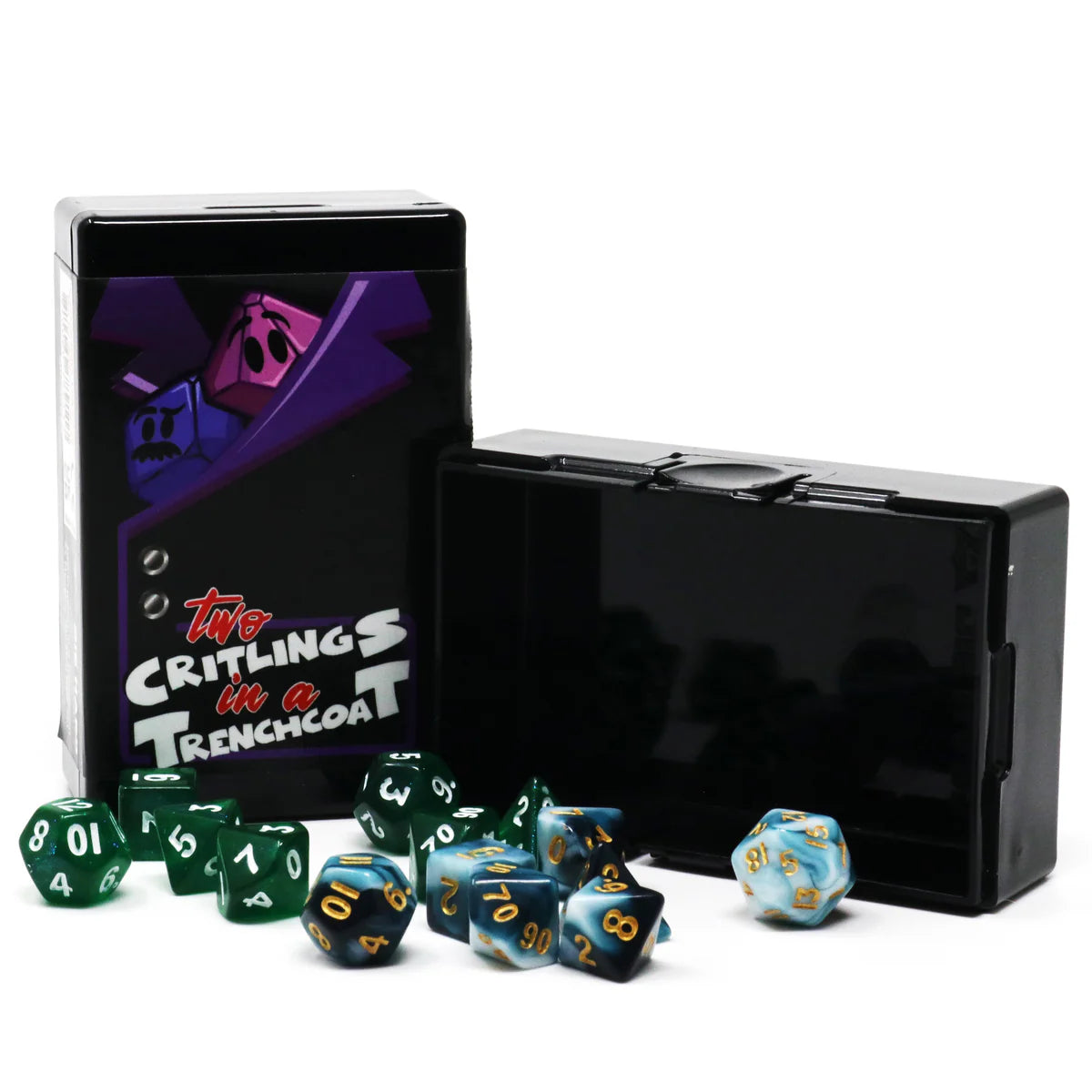 Die Hard Dice 2x Mystery 7pc Mini RPG Set - Two Critlings in a Trenchcoat