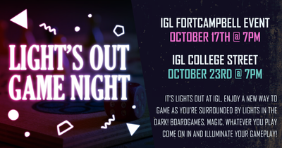 Lights Out Game Night
