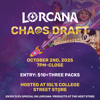 Anniversary Lorcana Chaos Draft