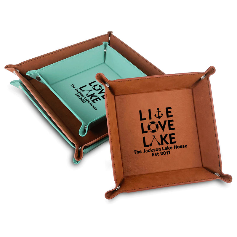 Mortenheimer Exotics Leather Dice Tray