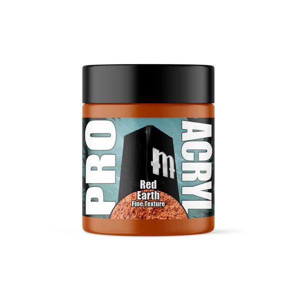 Pro Acryl Basing Textures - Red Earth - FINE 120ml