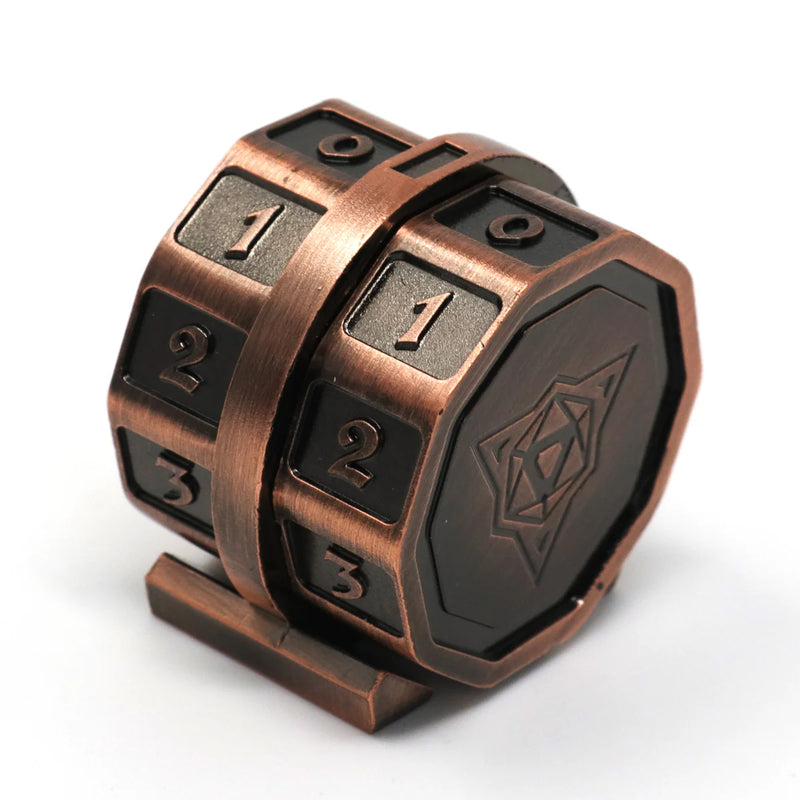 Die Hard Dice LifeLink Counter: Battleworn Copper Version 2