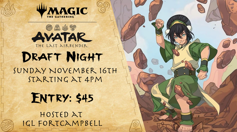 MTG Avatar: The Last Airbender Draft Event