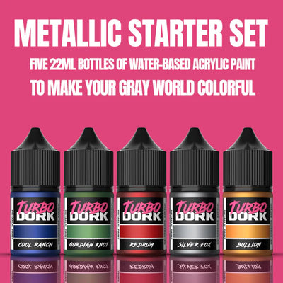 Turbo Dork Paints : Metallics Starter Set