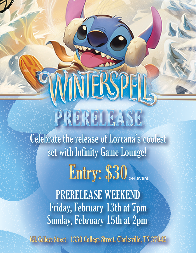 Lorcana Winterspell Prerelease Friday