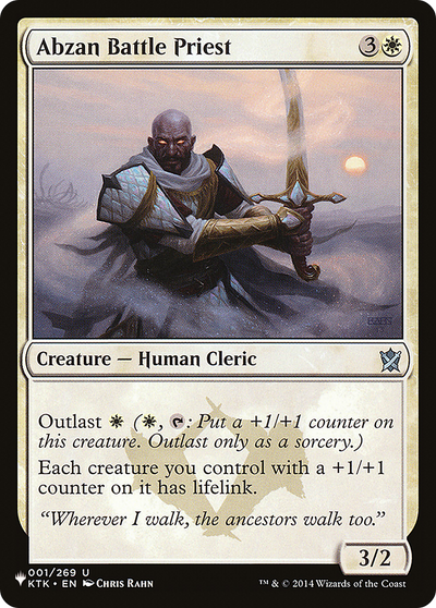 Abzan Battle Priest (001/269) (The List Reprints)
