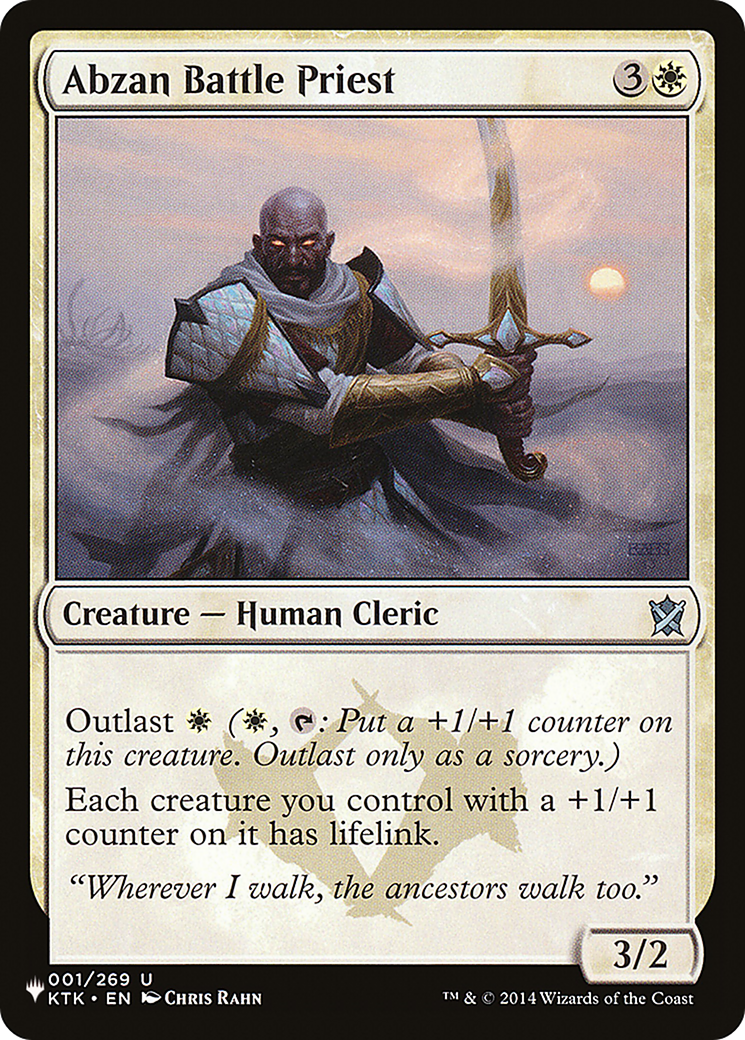Abzan Battle Priest (001/269) (The List Reprints)