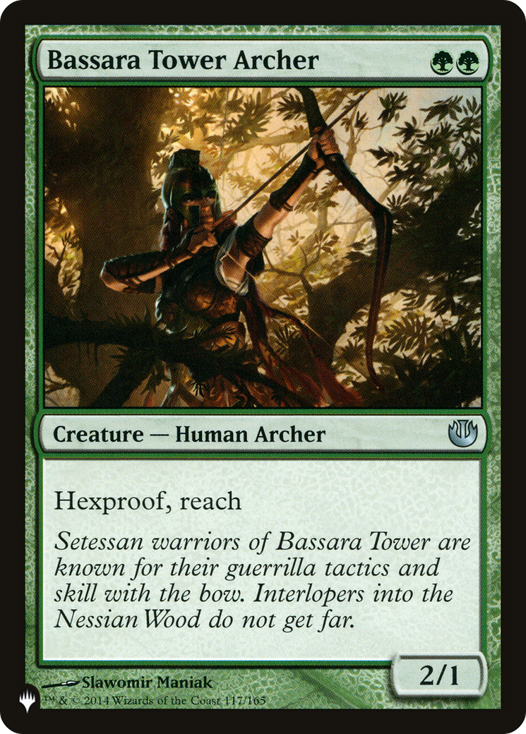 Bassara Tower Archer (117/165) (The List Reprints)